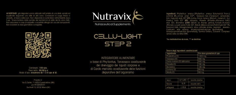 etichetta CELLULIGHT STEP2